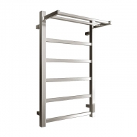 SHQ-J1QQ-F08050 STOUT полотенцесушитель элекрический JAZZ quadro 80*50 Полированный с полкой