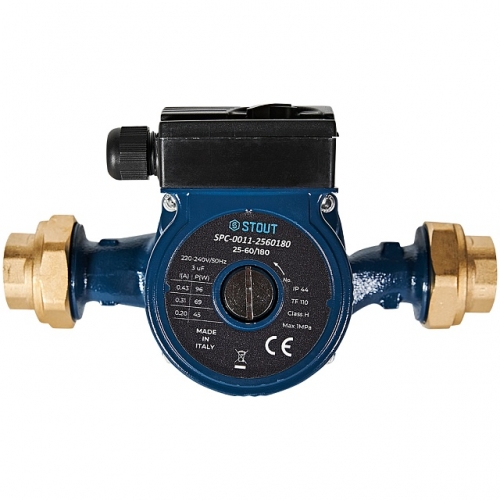 Циркуляционный насос 25-60/180 220/240V 50Hz с латунными гайками G 1 1/2 x Rp 1 купить в интернет магазине Санрай73