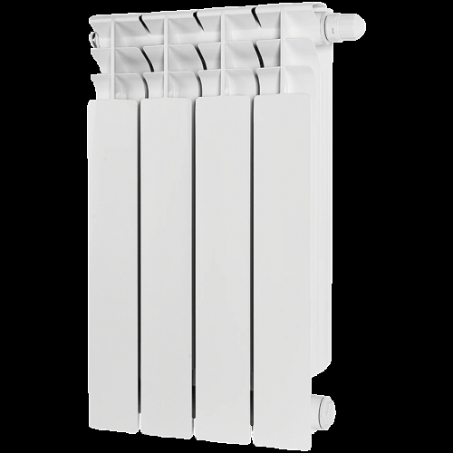 Радиатор биметаллический STOUT TITAN VENTIL 500 4 секции нижнее правое подключение купить в интернет магазине Санрай73