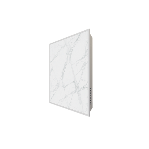 STOUT отопительная панель WHITE STONE SCT 60*60 белый гранит / белый корпус купить в интернет магазине Санрай73