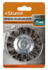 Корщетка-насадка 75 мм Sturm!