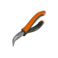 Круглогубцы изогнутые 125мм двухкомпонентные рукоятки, пружинный механизм, Sturm!