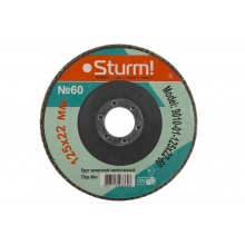Зачистной круг лепестковый Sturm! 9010-01-125x22-60
