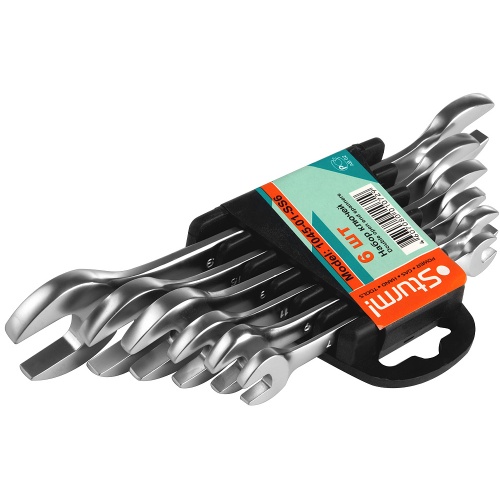 Набор ключей Sturm 6 шт (6x7-17х19) на пластиковом держателе купить в интернет магазине Санрай73