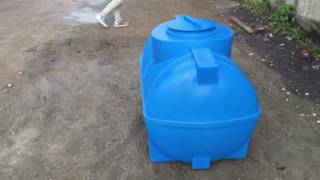 Горизонтальная емкость из пластика для воды G 500 литров - Полимер Групп