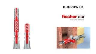 fischer DUOPOWER - двухкомпонентный дюбель