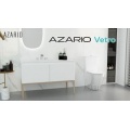 Унитаз напольный Azario Vetro AZ-2149 безободковый, с бачком и сиденьем микролифт