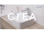 Раковина Cersanit Crea 40, накладная