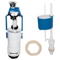 Арматура 2кн,хром, нижн\подвод, Уклад