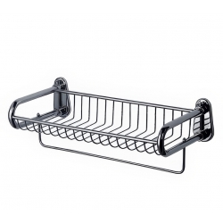 Полка-корзина с поручнем для полотенца F336 Frap 336F