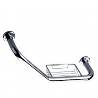 Поручень для ванны угловой с мыльницей Frap