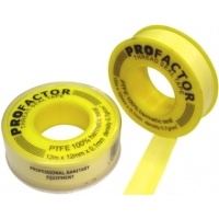 Фум-лента тефлон газ ProFactor 12мм*0,1мм*12м