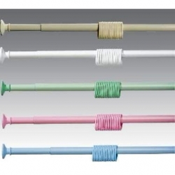 Карниз для ванны белый 1,20 х 2,20 с кольцами