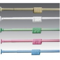 Карниз для ванны голубой 1,20х2,20 с кольцами