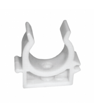 Клипса для металопластиковой трубы 16 мм белая