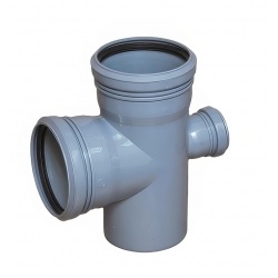 Крестовина 110x110x50/90° одноплоскостная канализационная