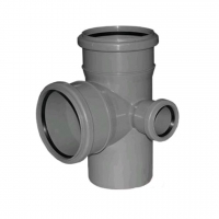 Крестовина 110x110x50/90° двухплоскостная правая канализационная