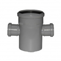 Крестовина 110x50x50/90° одноплоскостная канализационная