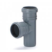 Крестовина 50x50x50/90° одноплоскостная канализационная