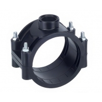 Седелка 160мм х 3/4"вр Poelsan 4 болта, для ПНД труб