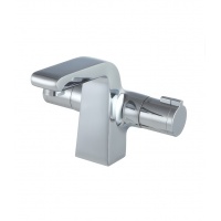 Смеситель для раковины Lemark Yeti LM7836C, термостатический, короткий Г-излив