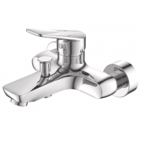 Смеситель для ванны Orta Elbe 40137, однорычажный, короткий излив, ручной душ