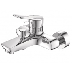 Смеситель для ванны Orta Elbe 40137, однорычажный, короткий излив, ручной душ