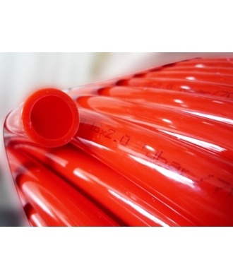 Труба для теплого пола PE-RT тип II, 20x2мм, красный Varmega