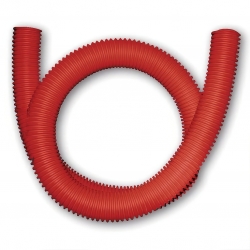 Гофра защитная 25/21 для труб PEX и PERT диаметром 16-20, красная (50 м) бухта