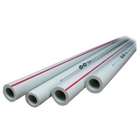 Труба 40х5,5 мм PILSA PPRC белый, PN 20, SDR 7.4, стекловолокно