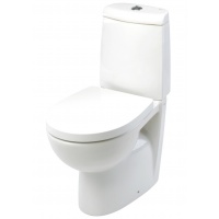 Унитаз VICTORIA NORD с горизонтальным выпуском бел