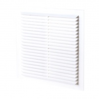 Вентиляционная решетка 250мм х 250мм ERA ж/нак с сеткой с рамкой разъемная