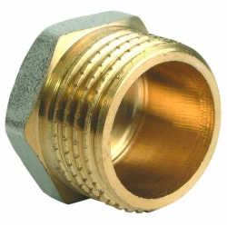 Заглушка 1"нр латунная