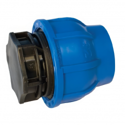 Заглушка 25мм ТПК-Аква компрессионная для ПНД труб