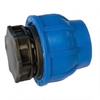 Заглушка 50мм ТПК-Аква компрессионная для ПНД труб