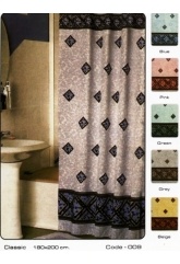 Шторка для ванны Zalel 180*200 (ткань) цветн