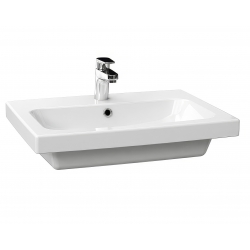 Раковина Cersanit Colour 60, подвесная, накладная на тумбу