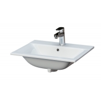 Раковина Cersanit Ontario 50, накладная на тумбу, на столешницу