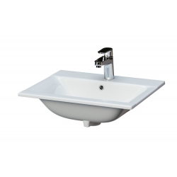 Раковина Cersanit Ontario 50, накладная на тумбу, на столешницу