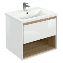 Тумба п/рак. подвесная: LOUNA для COMO 60, белая (SP-SZ-LOU-CO60/Wh)