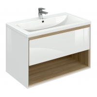 Тумба п/рак. подвесная: LOUNA для COMO 80, белая (SP-SZ-LOU-CO80/Wh)