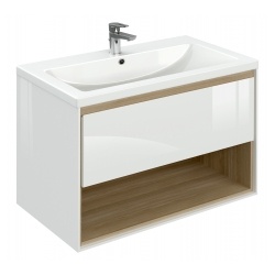 Тумба п/рак. подвесная: LOUNA для COMO 80, белая (SP-SZ-LOU-CO80/Wh)