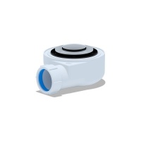 Сифон Е450CLS для душевого поддона 50*40 h 53 Сlick-Clack (сетка) АНИ пласт