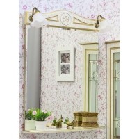 Зеркало Адель-65 белый-золото Sanflor
