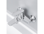 Смеситель для ванны и душа AM.PM Gem F90A10000, однорычажный, короткий излив