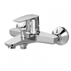 Смеситель для ванны и душа AM.PM Gem F90A10000, однорычажный, короткий излив