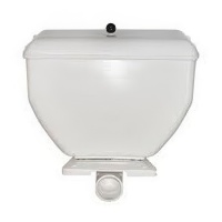 Бачок ПЛАСТИКОВЫЙ нижний, шток с полкой Киров