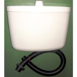 Бачок ПЛАСТИКОВЫЙ средний, кнопка, Киров