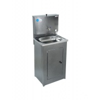 Рукомойник Акватекс металл 500х400 серебро (ЭВН-20л+мойка нерж)