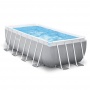 Каркасный бассейн 400 x 200 x 122 Intex Prism Frame 8418л, фильтр-насос 2006л\ч, лестница
